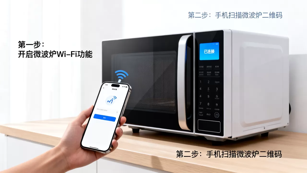 AIoT微波炉怎么用？智能微波炉连接手机教程