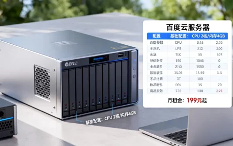 个人云服务器百度云怎么用？百度云服务器租用价格及配置详解