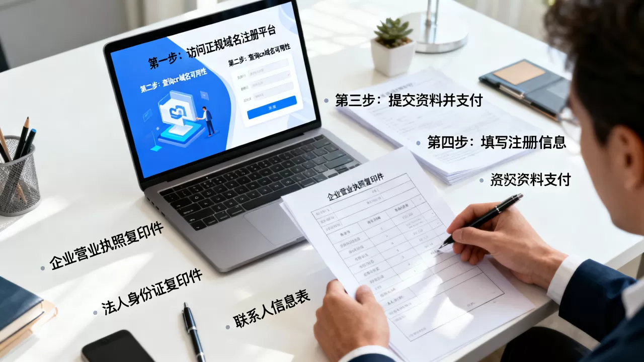 cn域名代注册怎么操作?cn域名注册需要哪些资料 cn域名代注册怎么操作?cn域名注册需要哪些资料
