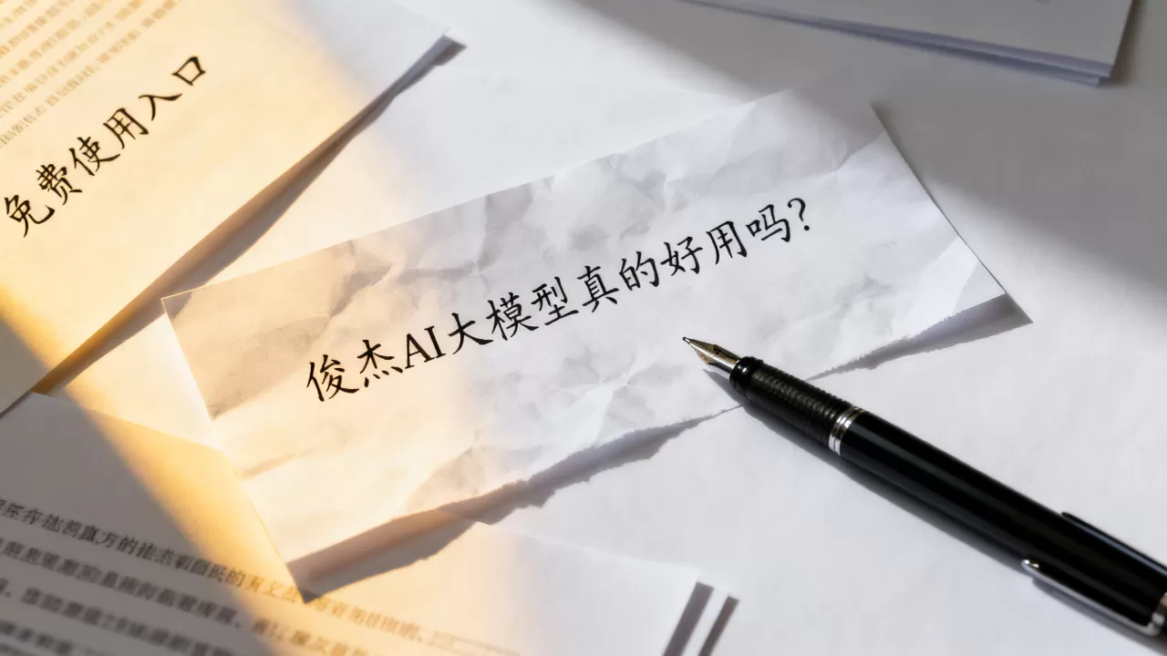 俊杰ai大模型真的好用吗？俊杰ai大模型免费使用入口
