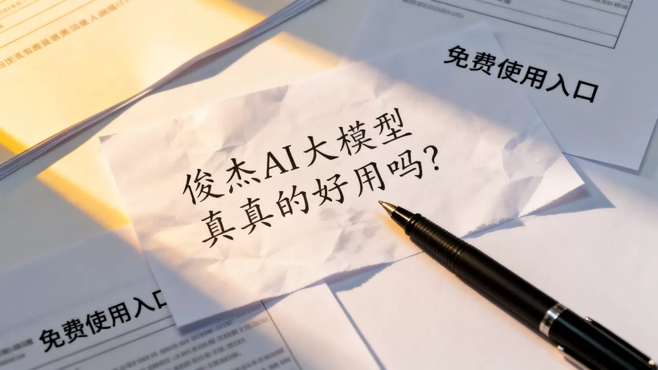 俊杰ai大模型真的好用吗？俊杰ai大模型免费使用入口