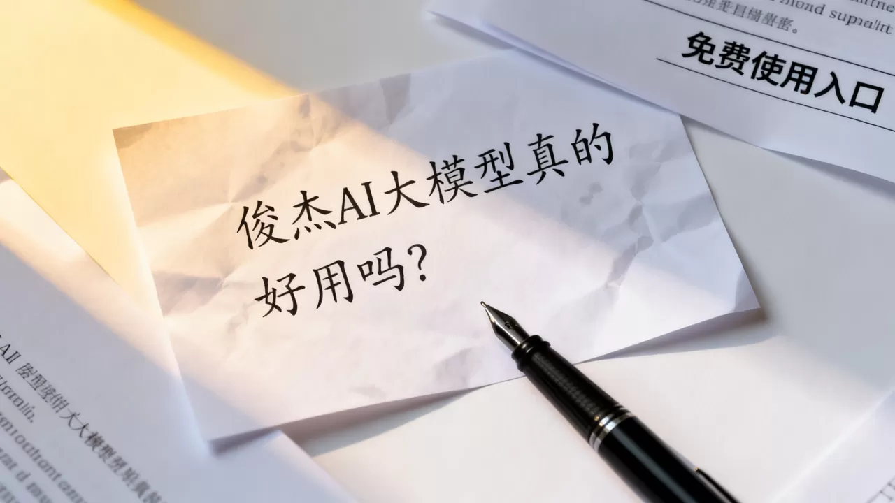 俊杰ai大模型真的好用吗？俊杰ai大模型免费使用入口