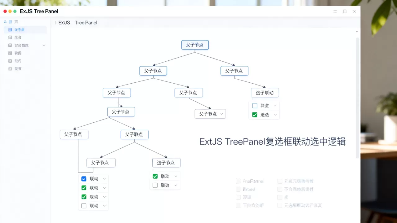 ExtJS TreePanel复选框如何联动选中?父子节点全选方法 ExtJS TreePanel复选框如何联动选中?父子节点全选方法