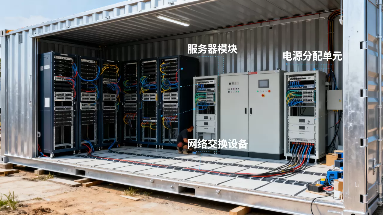IDC机房集装箱数据中心如何部署?部署方案及成本分析 IDC机房集装箱数据中心如何部署?部署方案及成本分析