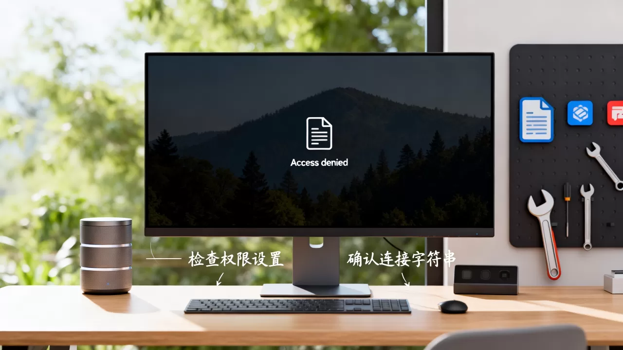 Access数据库连接报错Access denied怎么办？如何修复数据库拒绝访问