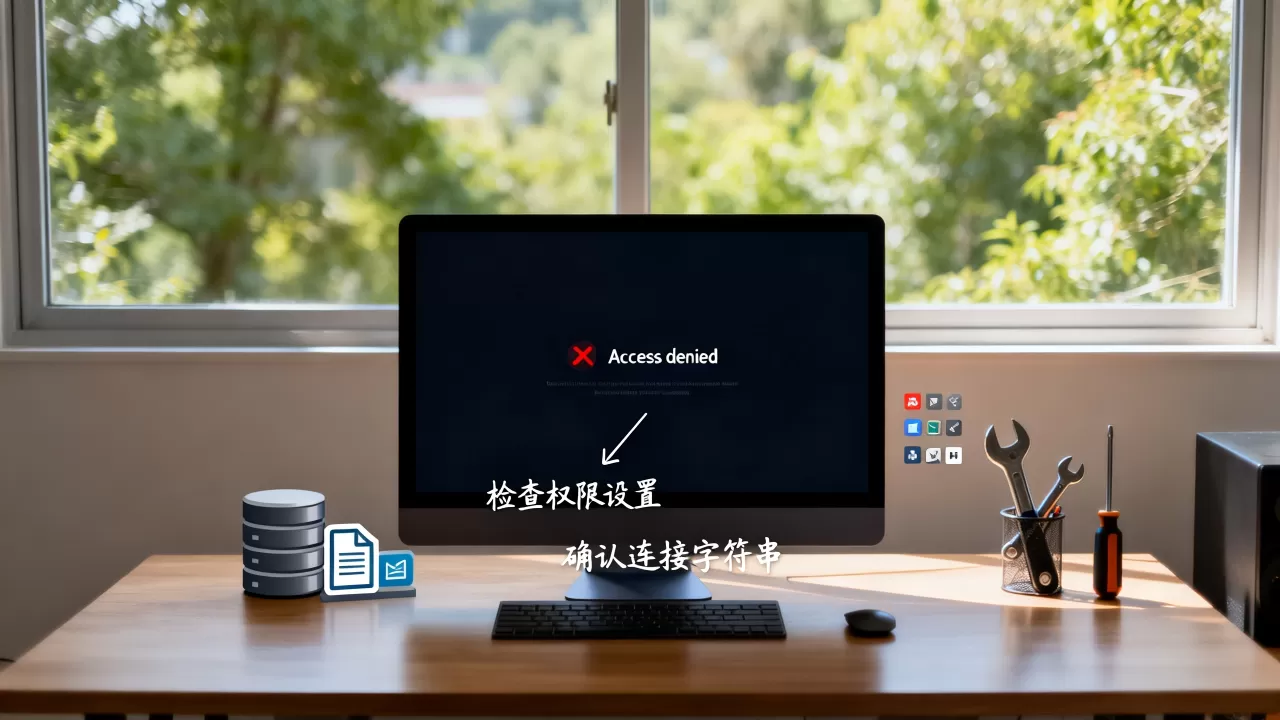 Access数据库连接报错Access denied怎么办？如何修复数据库拒绝访问