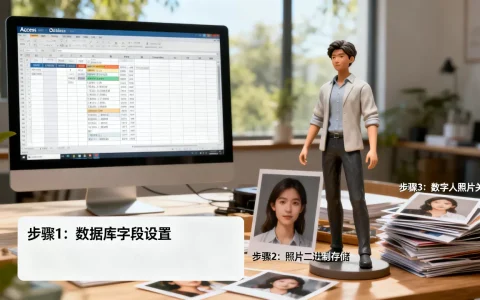 Access数据库怎么存照片？照片数字人制作教程