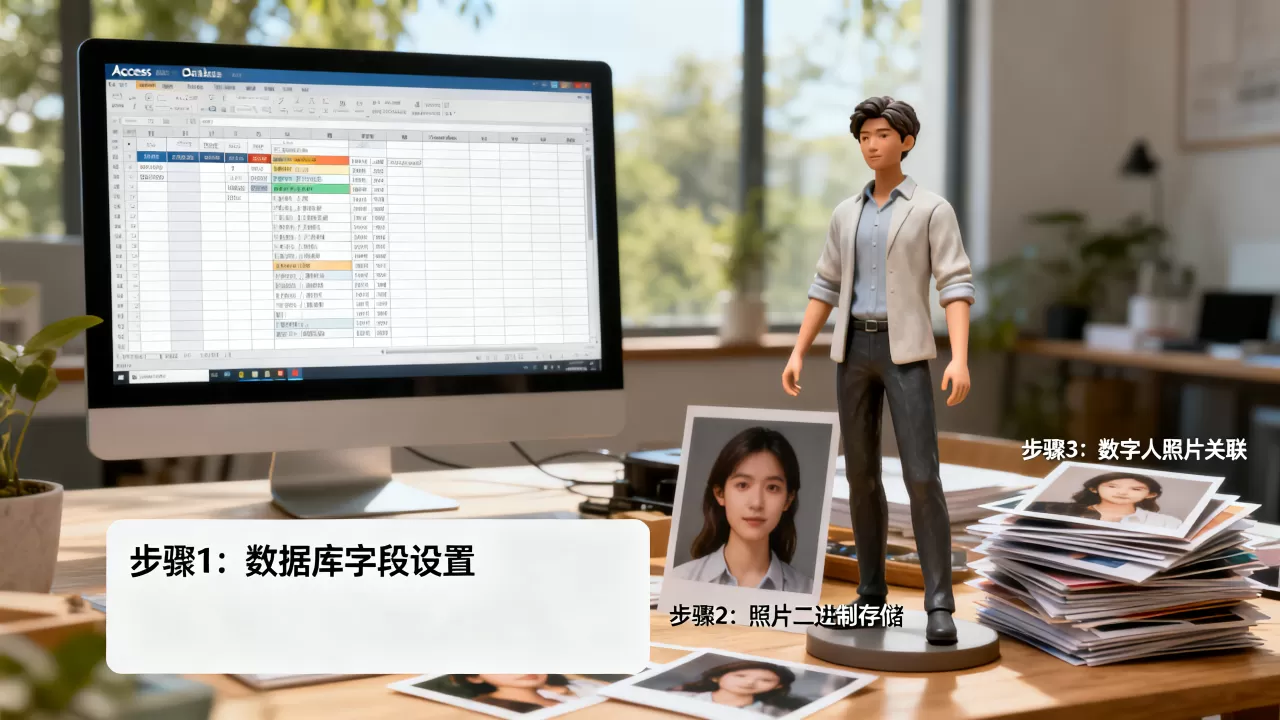 Access数据库怎么存照片?照片数字人制作教程 Access数据库怎么存照片?照片数字人制作教程
