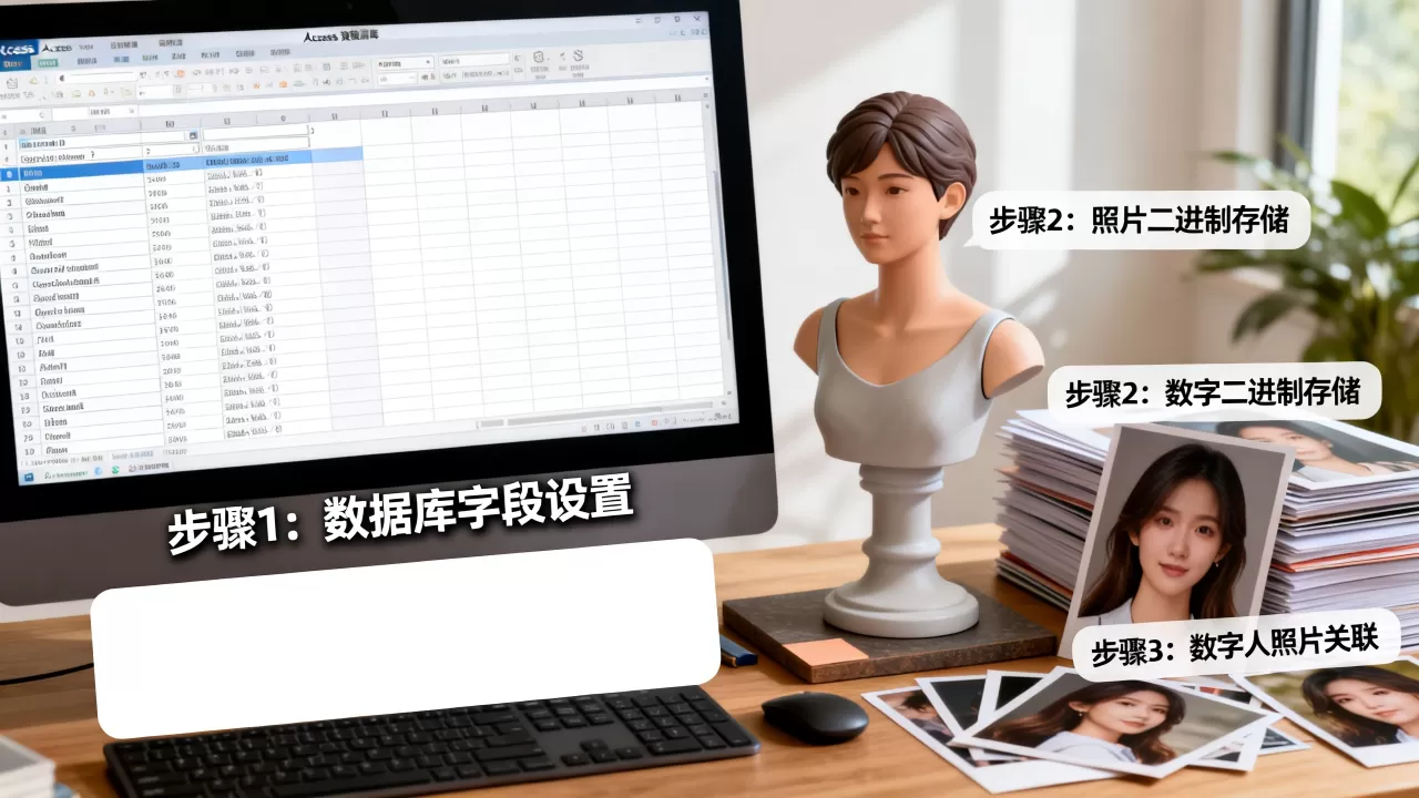 Access数据库怎么存照片?照片数字人制作教程 Access数据库怎么存照片?照片数字人制作教程