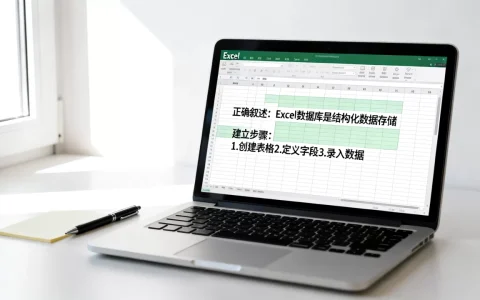 Excel数据库叙述正确的是？如何建立excel数据库