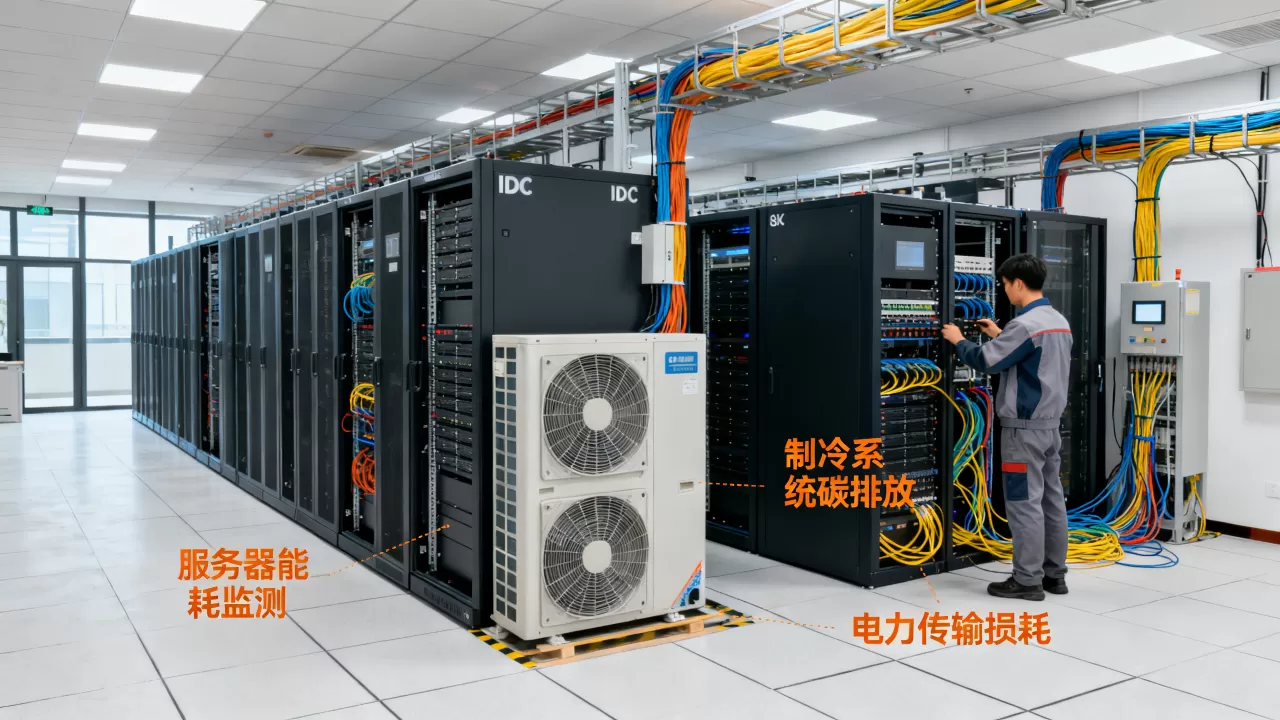 IDC机房碳足迹怎么核算?数据中心碳排放计算方法 IDC机房碳足迹怎么核算?数据中心碳排放计算方法