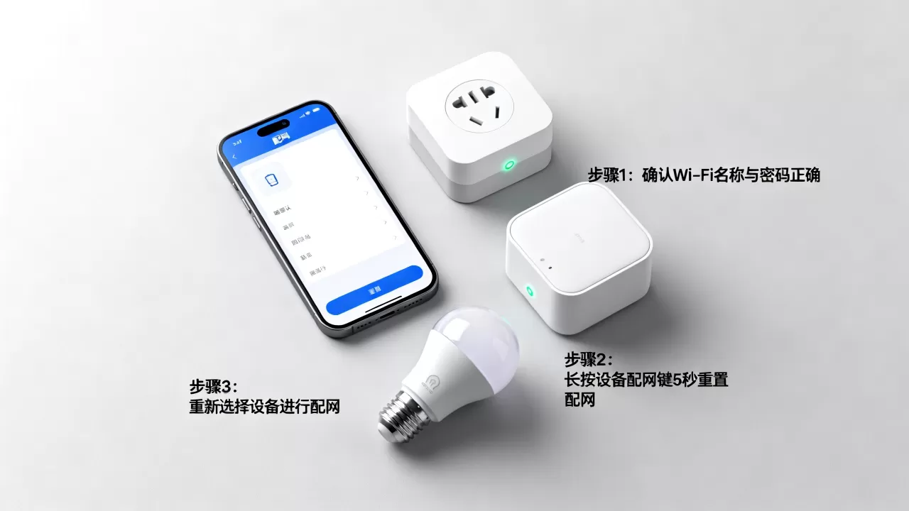AIoT一键配网失败怎么办?物联网设备快速配网教程 AIoT一键配网失败怎么办?物联网设备快速配网教程