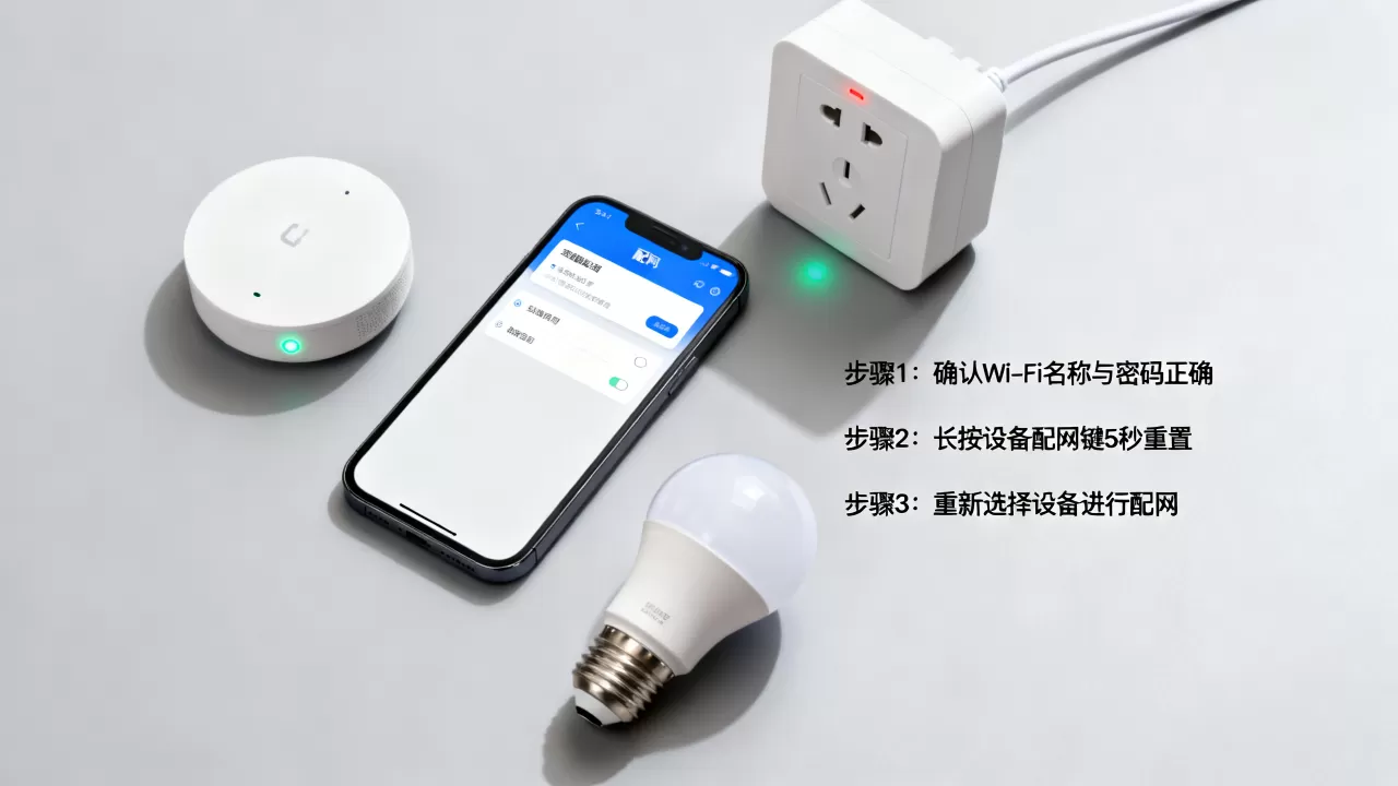 AIoT一键配网失败怎么办?物联网设备快速配网教程 AIoT一键配网失败怎么办?物联网设备快速配网教程