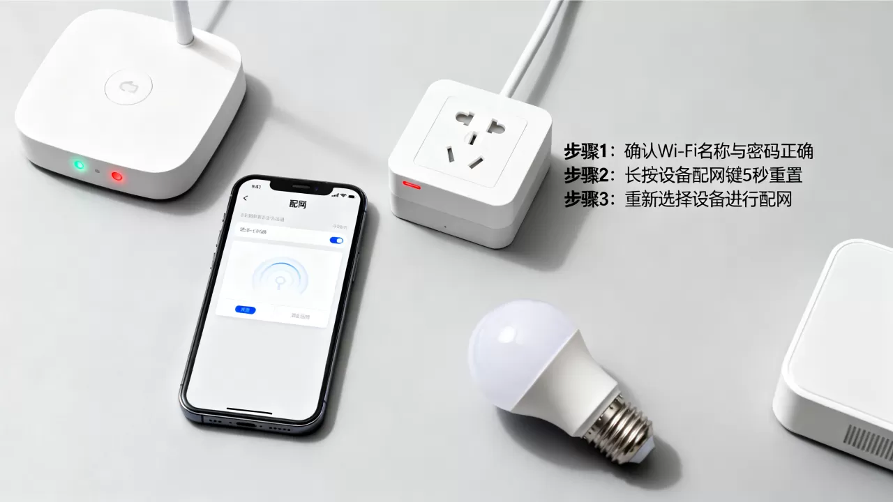 AIoT一键配网失败怎么办?物联网设备快速配网教程 AIoT一键配网失败怎么办?物联网设备快速配网教程