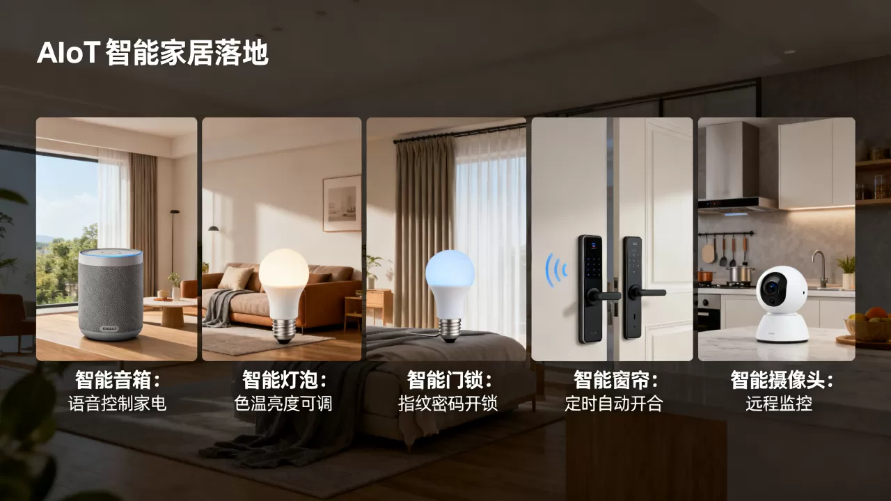 AIoT实际应用产品有哪些？智能家居落地场景案例