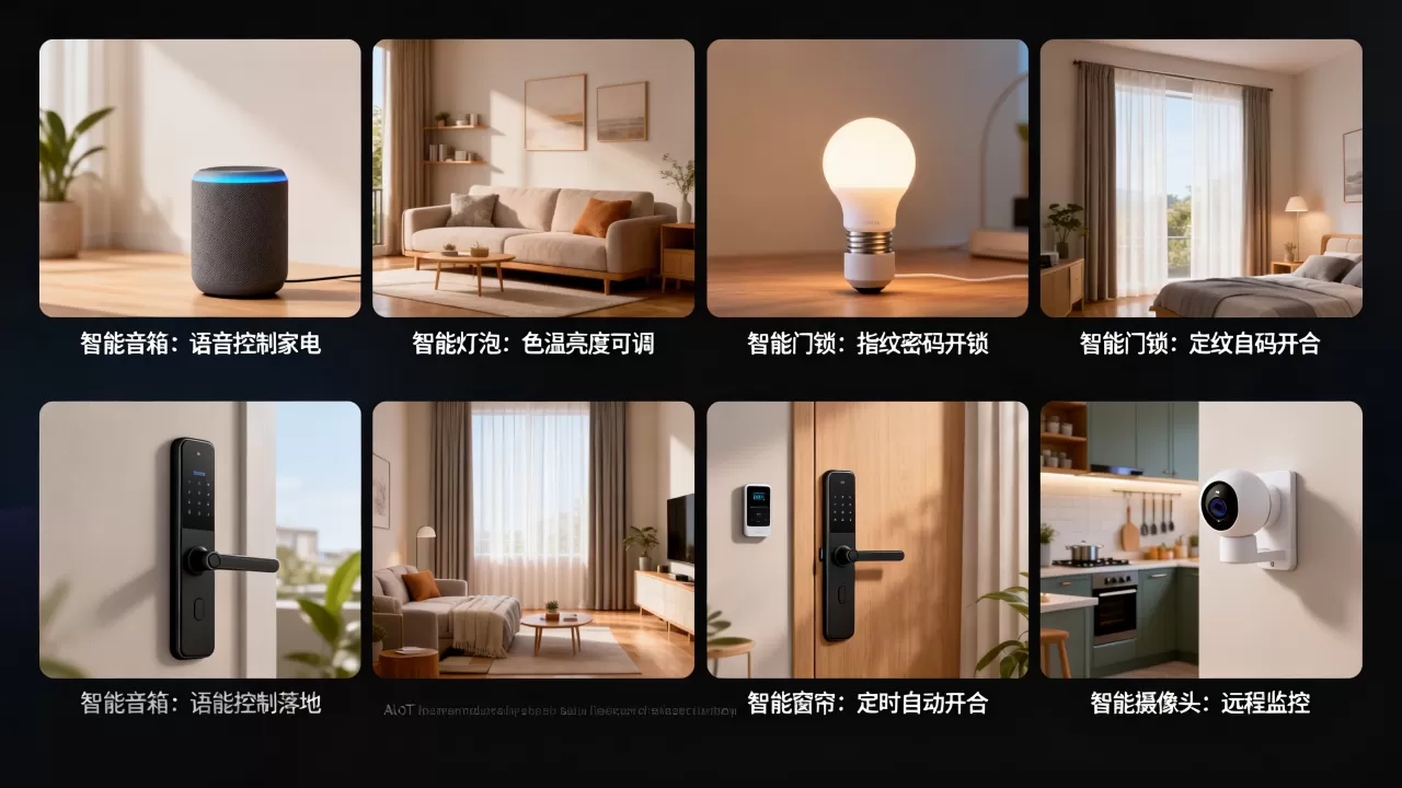AIoT实际应用产品有哪些？智能家居落地场景案例