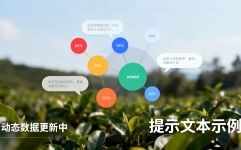 echarts节点动态数据怎么显示？echarts添加提示文本