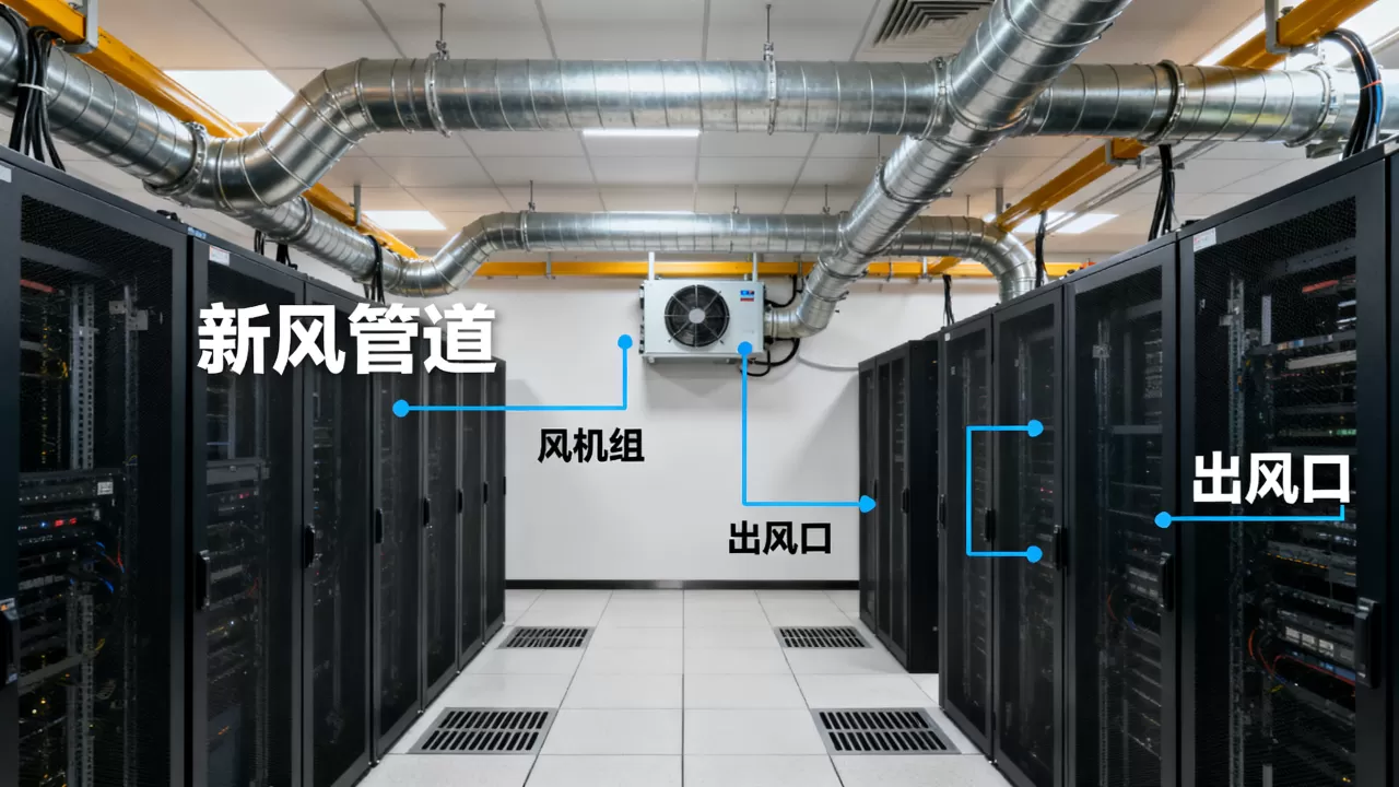 IDC机房新风系统怎么设计？机房新风系统设计方案