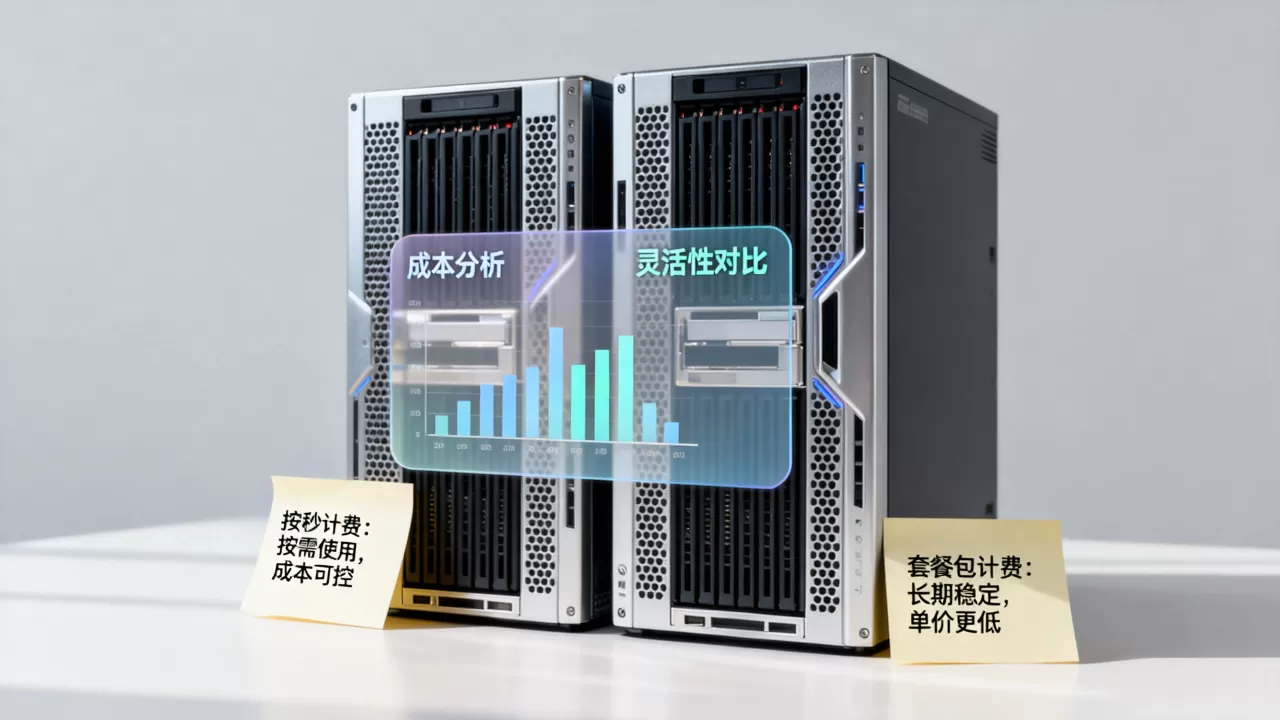 按秒计费还是按套餐包计费更划算？云服务器计费方式对比