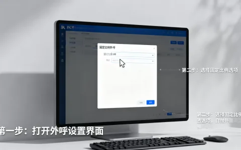 如何新建固定比例外呼？按比例外呼怎么设置