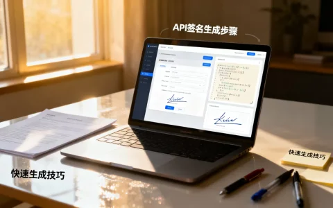 API生成签名方法是什么？如何快速生成签名