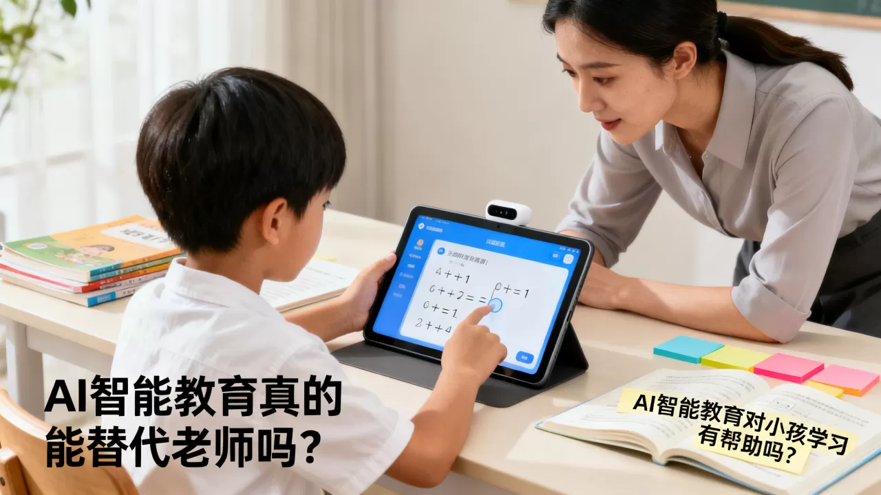 AI智能教育真的能替代老师吗？AI智能教育对小孩学习有帮助吗