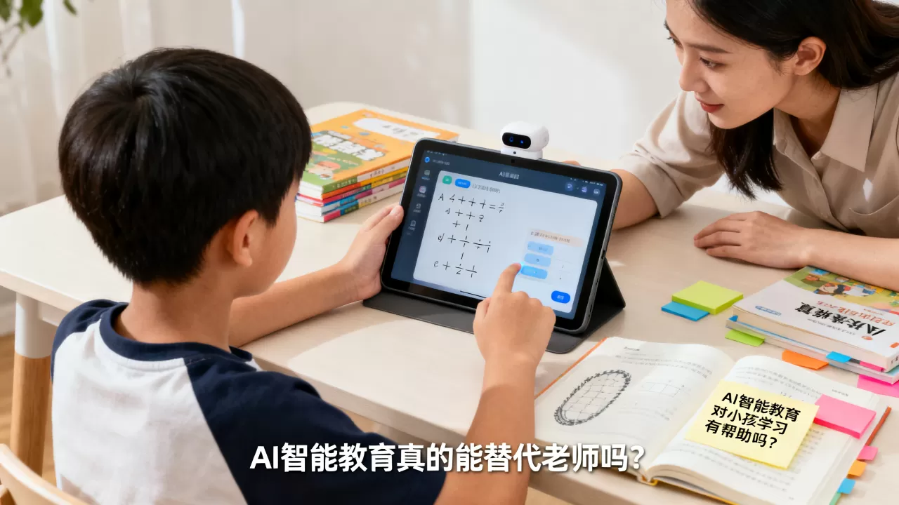 AI智能教育真的能替代老师吗？AI智能教育对小孩学习有帮助吗