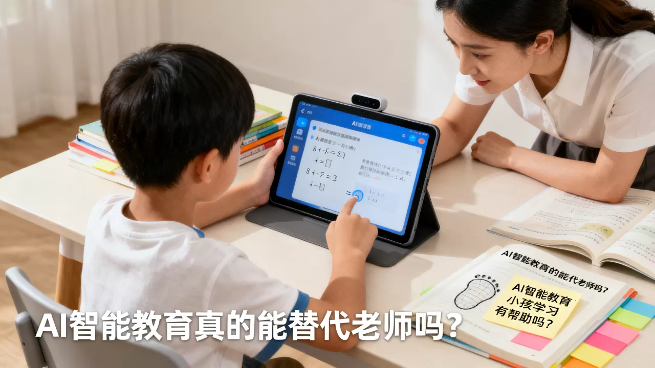 AI智能教育真的能替代老师吗？AI智能教育对小孩学习有帮助吗