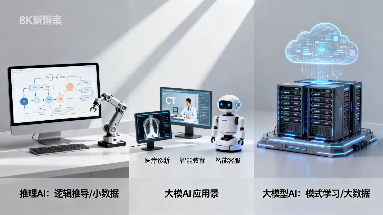 推理AI和大模型AI有什么区别?大模型AI有哪些应用场景 推理AI和大模型AI有什么区别?大模型AI有哪些应用场景