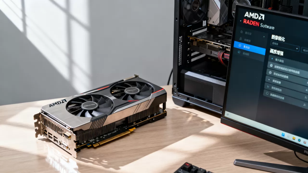 A卡图像锐化技术是什么？amd显卡画质增强怎么设置