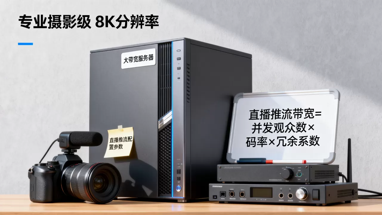 大带宽服务器跑直播推流配置怎么选?直播推流带宽计算公式 大带宽服务器跑直播推流配置怎么选?直播推流带宽计算公式