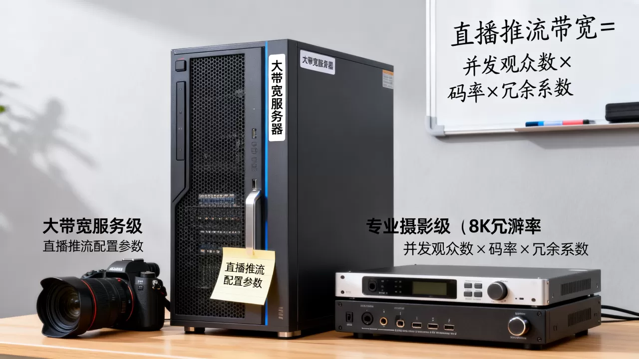 大带宽服务器跑直播推流配置怎么选?直播推流带宽计算公式 大带宽服务器跑直播推流配置怎么选?直播推流带宽计算公式