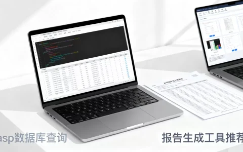 asp网站数据库怎么查？asp报告生成工具推荐