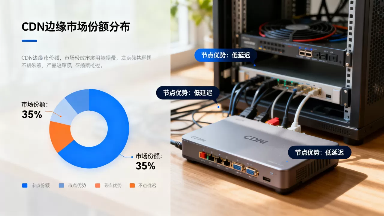 CDN边缘市场份额如何分布?CDN边缘节点有哪些优势 CDN边缘市场份额如何分布?CDN边缘节点有哪些优势
