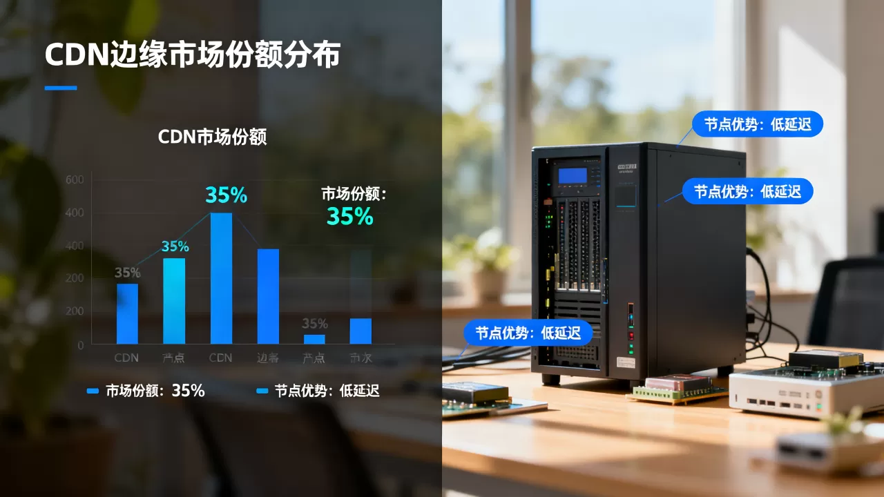CDN边缘市场份额如何分布?CDN边缘节点有哪些优势 CDN边缘市场份额如何分布?CDN边缘节点有哪些优势