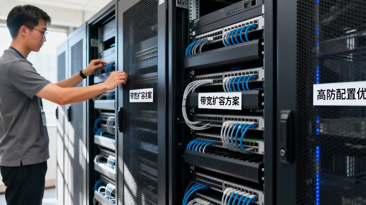 游戏开服高防预备带宽扩容怎么解决？高防服务器带宽不够怎么办
