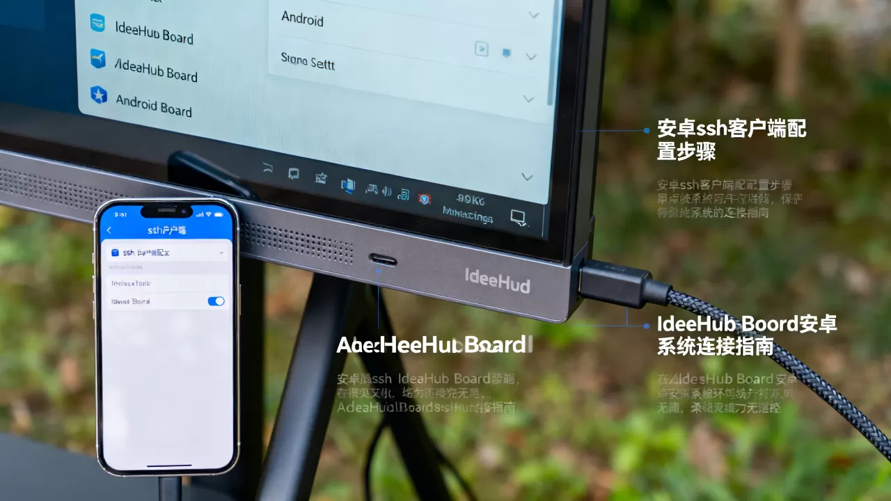 安卓ssh服务器客户端怎么设置?IdeaHub Board安卓配置教程 安卓ssh服务器客户端怎么设置?IdeaHub Board安卓配置教程
