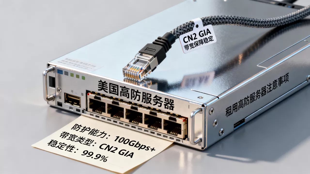 美国高防服务器CN2 GIA带宽如何保障稳定?租用高防服务器有哪些注意事项 美国高防服务器CN2 GIA带宽如何保障稳定?租用高防服务器有哪些注意事项