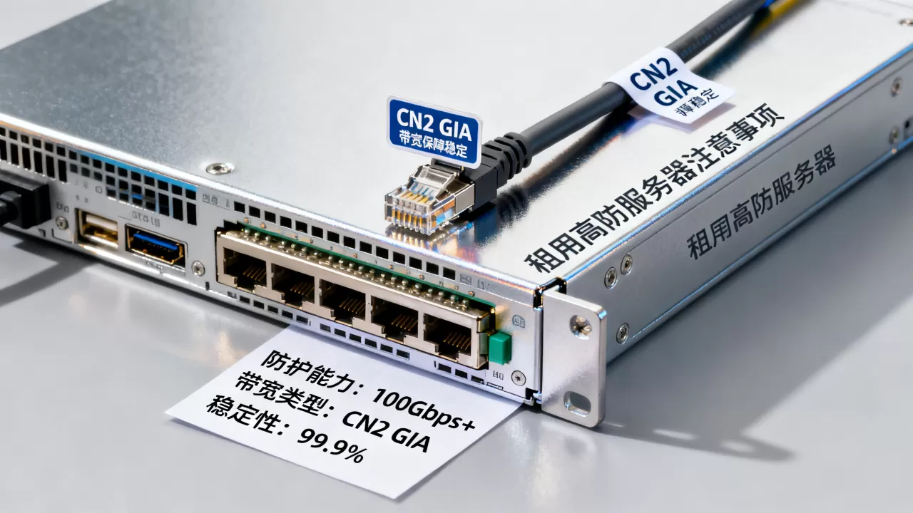 美国高防服务器CN2 GIA带宽如何保障稳定?租用高防服务器有哪些注意事项 美国高防服务器CN2 GIA带宽如何保障稳定?租用高防服务器有哪些注意事项