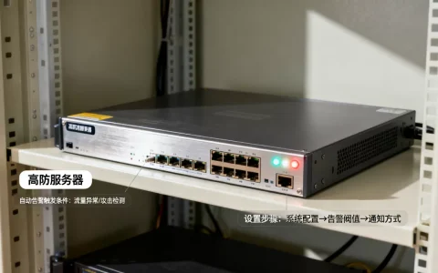 游戏高防服务器为何自动告警？高防服务器自动告警怎么设置