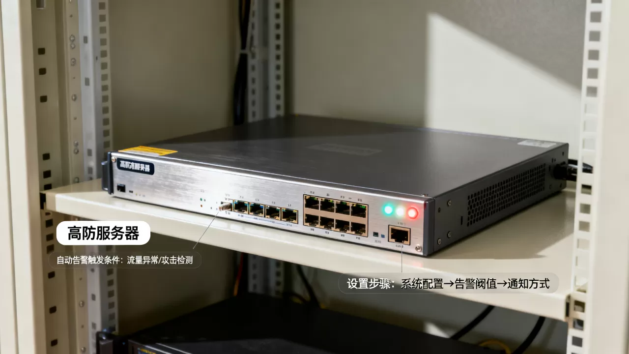 游戏高防服务器为何自动告警?高防服务器自动告警怎么设置 游戏高防服务器为何自动告警?高防服务器自动告警怎么设置