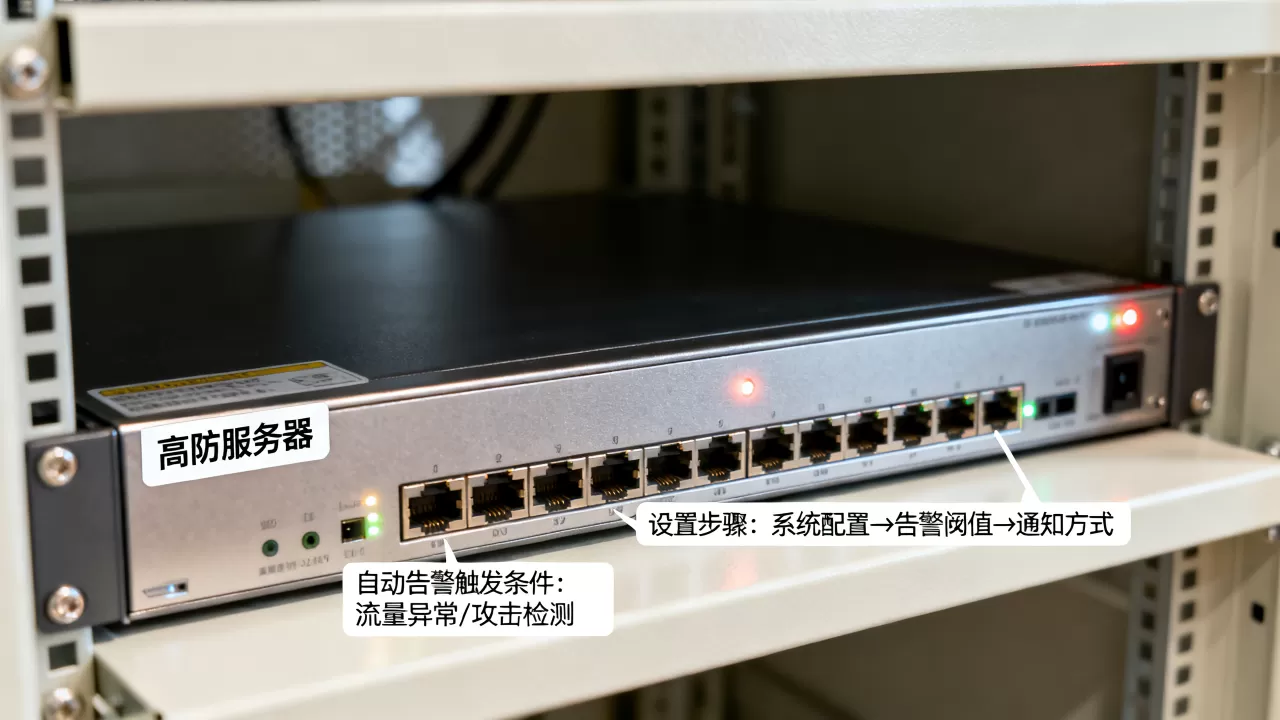 游戏高防服务器为何自动告警?高防服务器自动告警怎么设置 游戏高防服务器为何自动告警?高防服务器自动告警怎么设置