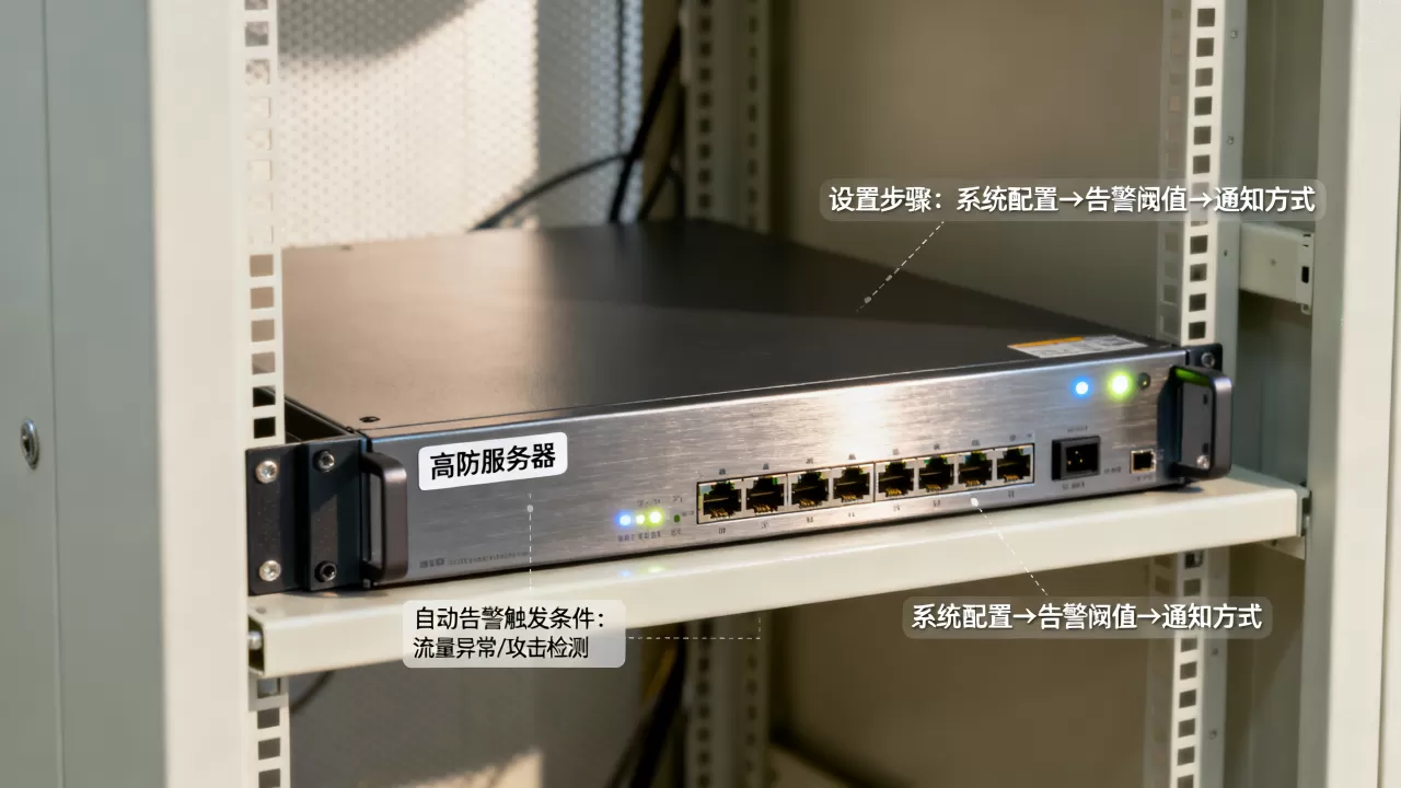 游戏高防服务器为何自动告警?高防服务器自动告警怎么设置 游戏高防服务器为何自动告警?高防服务器自动告警怎么设置