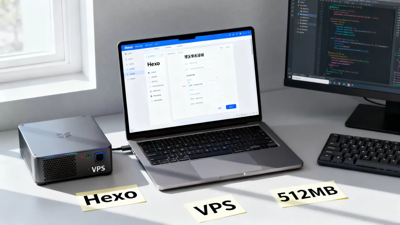 512MB VPS能搭建Hexo博客吗?低配VPS搭建博客教程 512MB VPS能搭建Hexo博客吗?低配VPS搭建博客教程