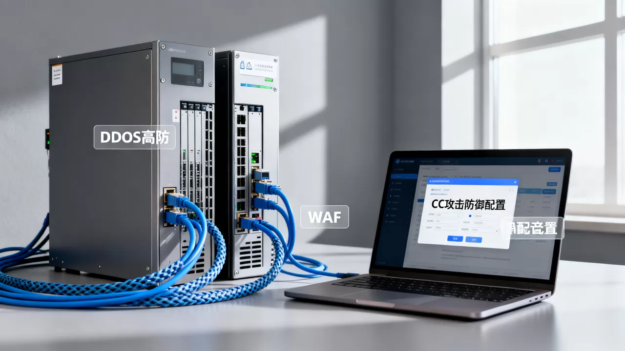 DDoS高防和WAF组合部署方案怎么配置？如何有效防御CC攻击