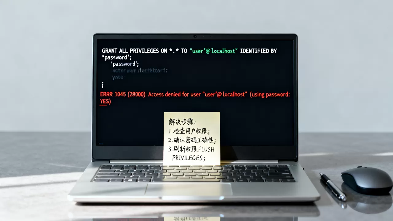 ant安装_GRANT报错如何解决？mysql用户授权命令详解