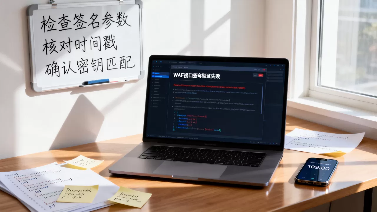 WAF接口签名验证失败怎么解决？如何修复WAF防护签名验证错误
