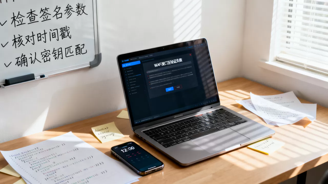 WAF接口签名验证失败怎么解决？如何修复WAF防护签名验证错误