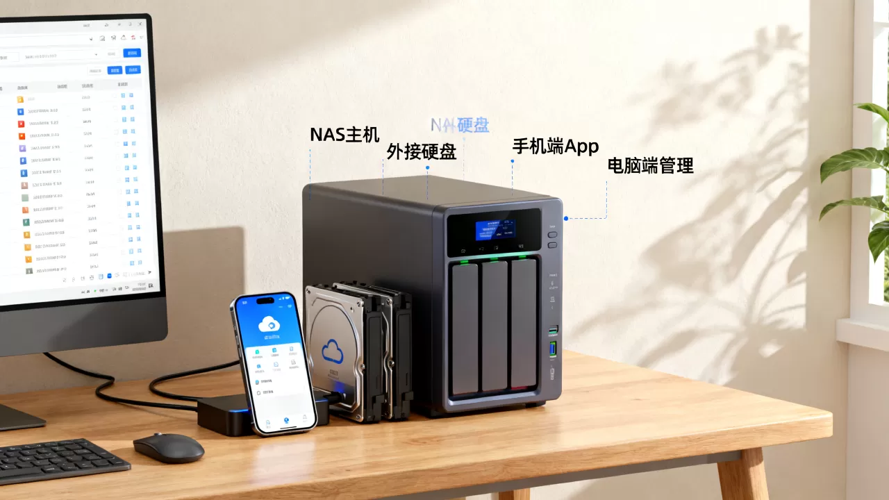 个人云网络硬盘存储服务器怎么用？家庭私有云nas搭建方案