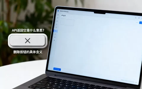 API返回空是什么意思？删除按钮的具体含义